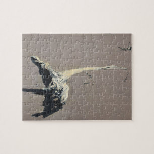 Gewittertes Treibholz Puzzle