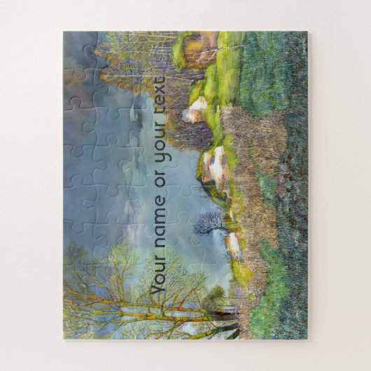 Gewitterungsbild Wasserfarbe Puzzle (Vertikal)