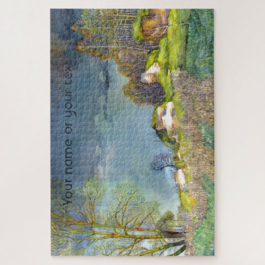 Gewitterungsbild Wasserfarbe Puzzle (Vertikal)