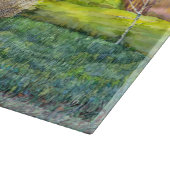 Gewitterungsbild Wasserfarbe Schneidebrett (Ecke)