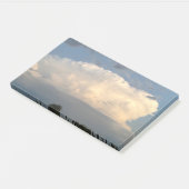 Gewitterwolke Post-it Klebezettel (angewinkelt)