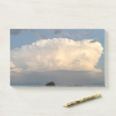 Gewitterwolke Post-it Klebezettel (Auf Schreibtisch)