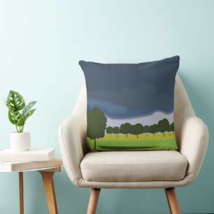 Gewitterwolken Wolken Natur Landschaft Kissen