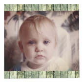 Gewogene Imitate aus grünem Holz, schwarz, 4 Foto Würfel (Vorderseite)