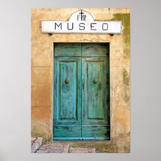 Gewogenes Museo Door Poster (Vorne)