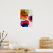 Gewogenes Venn Diagramm Muster Poster (Küche)