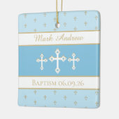 Gewöhliche, Christliche Taufe Keramikornament (Links)