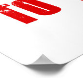 gewöhne dich an den Anblick Poster (Ecke)