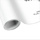 Gewohnheit 15' Tyvek® Packpapier-Rolle Geschenkpapier (Rolleneckpunkt)
