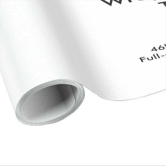 Gewohnheit 15' Tyvek® Packpapier-Rolle Geschenkpapier (Rolleneckpunkt)