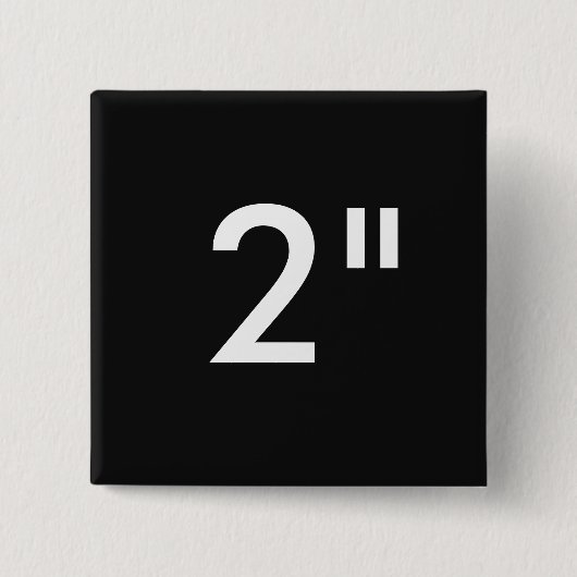 Gewohnheit 2" Zoll-quadratisches Button (Vorderseite)