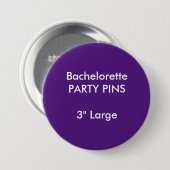 Gewohnheit 3" großes button (Vorne & Hinten)