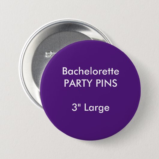 Gewohnheit 3" großes button (Vorne & Hinten)