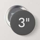 Gewohnheit 3" Zoll-große runde Button (Vorne & Hinten)