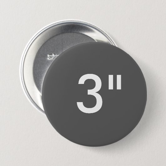 Gewohnheit 3" Zoll-große runde Button (Vorne & Hinten)