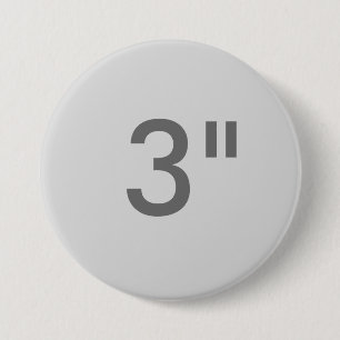 Gewohnheit 3" Zoll-große runde Button
