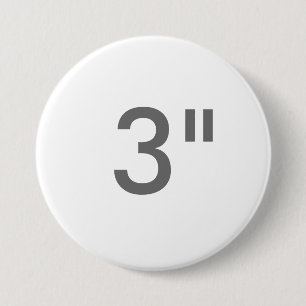 Gewohnheit 3" Zoll-große runde Button