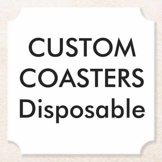 Gewohnheit 4" Karten-WegwerfParty-Untersetzer Untersetzer (Vorderseite)