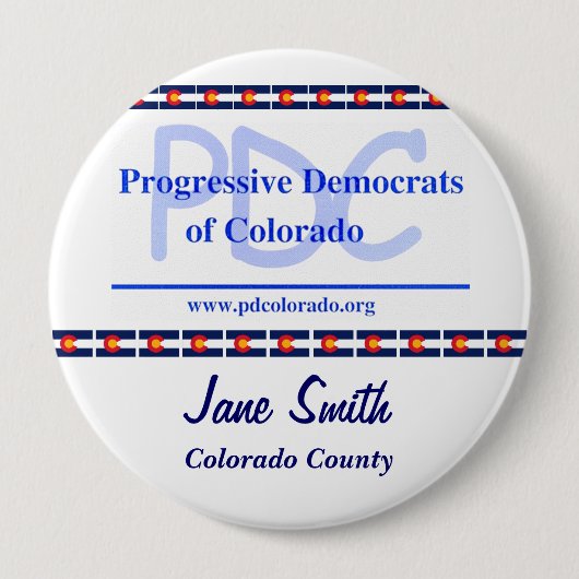 Gewohnheit 4" PDC Knopf Button (Vorderseite)