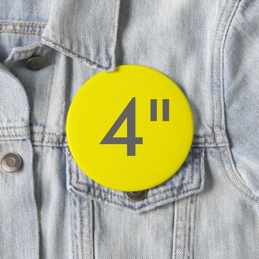 Gewohnheit 4" Zoll-enorme runde Button (Beispiel)