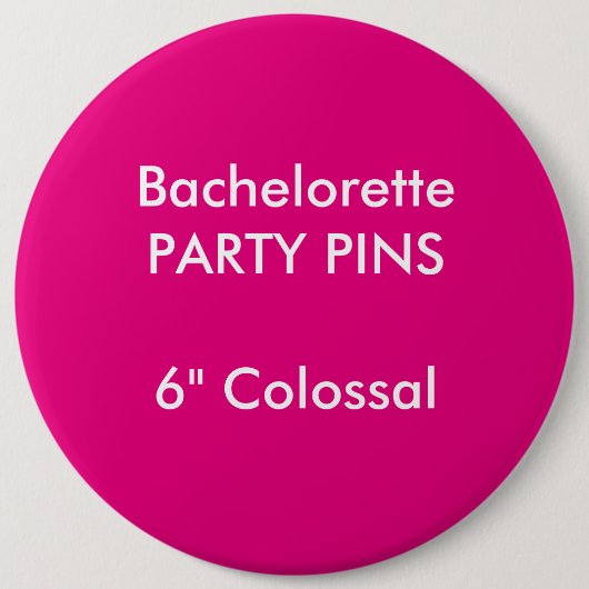 Gewohnheit 6" kolossales rundes button (Vorderseite)