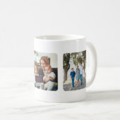Gewohnheit addieren das personalisierte Foto 3 Kaffeetasse (VorderseiteRechts)
