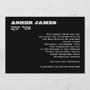 Gewohnheit Ashers James Einladung