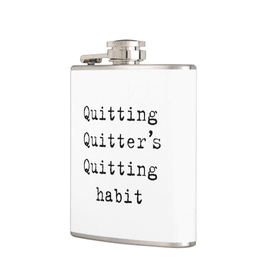 Gewohnheit aufgeben flachmann (Links)