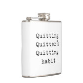 Gewohnheit aufgeben flachmann (Rechts)