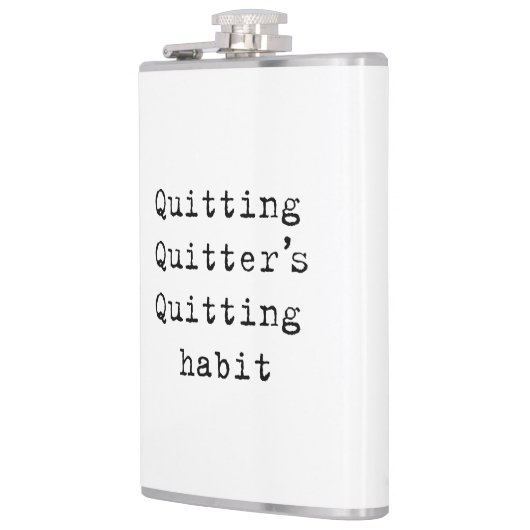 Gewohnheit aufgeben flachmann (Links)