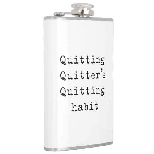 Gewohnheit aufgeben flachmann (Rechts)