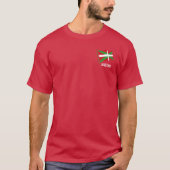 Gewohnheit, Baskenland-Staatsflagge, ikurriña: T-Shirt (Vorderseite)