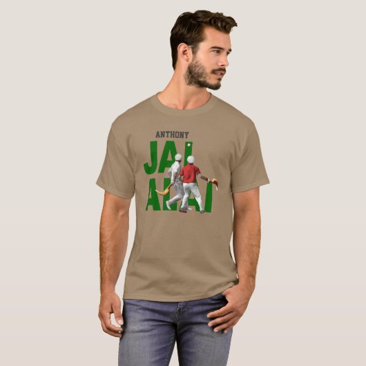 Gewohnheit, baskischer Sport Cesta Punta/Jai Alai T-Shirt (Vorne ganz)