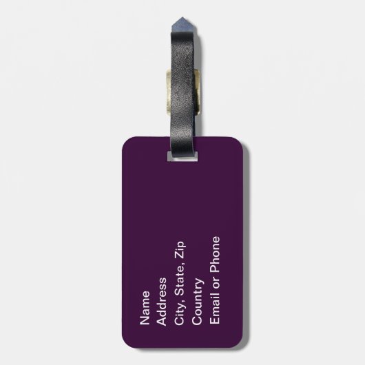 Gewohnheit behalten ruhige Reise auf erstklassigem Gepäckanhänger (Rückseite vertikal)