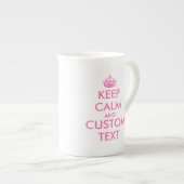 Gewohnheit behalten ruhige rosa porzellantasse (Vorderseite Rechts)