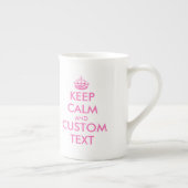 Gewohnheit behalten ruhige rosa porzellantasse (Rechts)