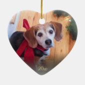 Gewohnheit besitzen Haustier-Foto-elegantes Keramik Ornament (Hinten)