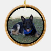 Gewohnheit bestellt in liebevoller keramik ornament (Hinten)