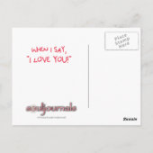 Gewohnheit bin ich nicht eine Löwe-Postkarte Postkarte (Rückseite)