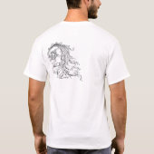 Gewohnheit blühen grafischen T - Shirt (Rückseite)