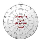 Gewohnheit - Dartboard Dartscheibe (vorne)