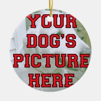 Gewohnheit das Bild-Weihnachtsbaum-Verzierung Ihr Keramikornament