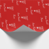 Gewohnheit des Buon Natale WeihnachtsPackpapiers | Geschenkpapier (Ecke)