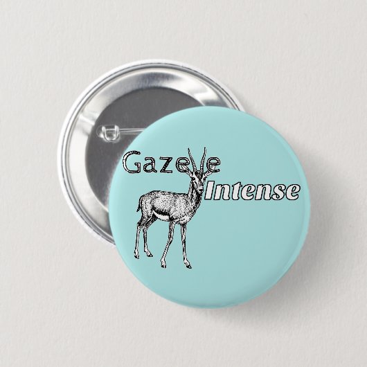 Gewohnheit die Farbe! Gazellen-intensives Button (Vorne & Hinten)
