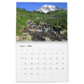 Gewohnheit Druckkalender "Berge von Washington " Kalender (Mär 2026)