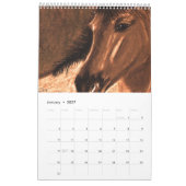 Gewohnheit Druckkalender, EINHÖRNER, PFERDE, Kalender (Jan 2027)