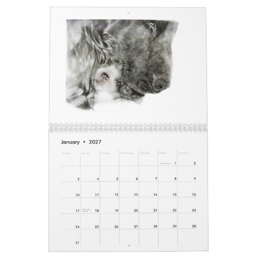 Gewohnheit Druckkalender Kalender (Jan 2027)