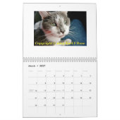 Gewohnheit Druckkatzen-Kalender Kalender (Mär 2027)