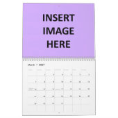 Gewohnheit Druckmonatskalender-Schablone Kalender (Mär 2027)