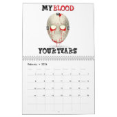 Gewohnheit druckte Hockey-Kalender 2015 Kalender (Feb 2026)